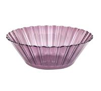 JUNYFFF Fruit Bowl Stylish Designed Fruit Basket Food Grade Plastic Super Durable Fruit Bowls, 26.5Cm,Purple