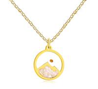 JunyiDIY Faith of a Mustard Seed Necklace - Adjustable 19.7" Gold-Plated Stainless Steel Mustard Seed Necklace for Women - Christian Faith Jewelry Gifts for Women