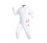 JUNYOHOA 3-piece Fencing Suit Set, 450N, Protective Clothing for Children and Adults, Ice Silk Fencing Gear (Color : Right hand, Size : 52#)
