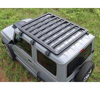 JUNZAI Car Roof Rack Flat Travel Frame, for Suzuki Jimny JB74 2019-2023, Aluminum Alloy, Rooftop Luggage Holder, Luggage Cargo Carrier, Car Accessories