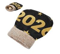 JUNZAN 2026 New Year Cat Sleeping Bag Cats Bed Cave Plush Warm Pet Sleep Sack for Indoor Cat Small Dog Machine Washable Black