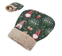 JUNZAN Christmas Gnome Cat Sleeping Bag Cats Bed Cave Plush Warm Pet Sleep Sack for Indoor Cat Small Dog Machine Washable Dark Green