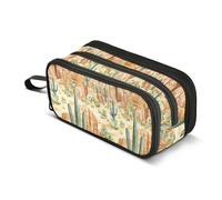 JUNZAN Pencil Bag Western Desert Cactus Aesthetic Pencil Case Pen Pouch for Women Men School Office College Stationery Supplies