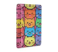 JUNZAN Slim Wallet Card Holders for Men Women Cartoon Kitten Faces Minimalist Front Pocket Wallets Small Card Case RFID Blocking