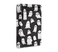 JUNZAN Slim Wallet Card Holders for Men Women Halloween Cute Ghosts Minimalist Front Pocket Wallets Small Card Case RFID Blocking