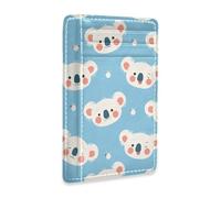 JUNZAN Slim Wallet Card Holders for Men Women Koala Bears Minimalist Front Pocket Wallets Small Card Case RFID Blocking