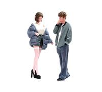 JunZheHub 1:24 Standing Girl And Boy Model Pair As Table Decoration
