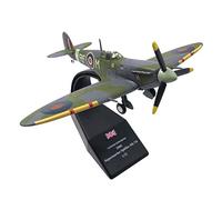 JunZheHub 1:72 British Diecast Aircraft Fighter, Green