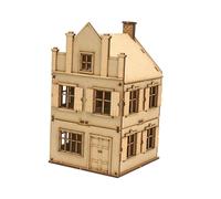 JunZheHub 1/72 Scale European House Model, 3D Self-Assembly Puzzle, Ideal for Creative Hobbies And Sand Table Decoration, Style B