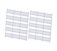 JunZheHub 10 Miniature Fences for Model Railways, 1/50 Scale, Landscape Fences for Micro Landscapes, Style E
