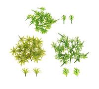 JunZheHub 100 Pieces Miniature Grass Model Making Decoration Farm Scene Model Vegetation Suitable for Creating Railway Scenery Decoration, Style B
