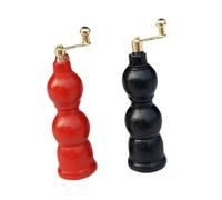 JunZheHub 2 Pieces 1/12 Scale Dollhouse Kitchen Pepper Mill Set
