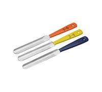 JunZheHub 3 Pieces Guitar Nut Files Double Edge Slotting File Fret Crowning Saddle File Stainless Steel Ergonomic Rubber Handle Construction Suitable Fo