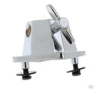 JunZheHub 3 Pieces Tom Mount Bracket Sturdy Metal Alloy Useful for Repair Parts Replacement Music, 6 7x5cm
