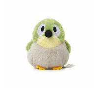 JunZheHub Bird Doll Short Weighted Base Embroidered Stitching Cuddly Realistic Nature Polyester Fiber Filling Decorative Stuffed Animal Suitable for Children Girls Gift Bedroom, White-eye