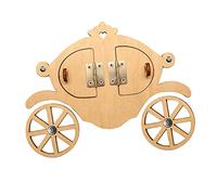 JunZheHub Busy Board Accessories Activity Board Wooden Sensory Game Motor Parts Coordination for Children Preschool Travel Gi, Carriage