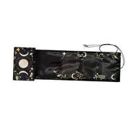 JunZheHub Card Holder, Desk Bag for Items, Design Accessories, Storage Bag, Triple phase moon