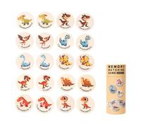 JunZheHub Children's Memory Game Educational Toy Development Fine Motor Skills Matching Toy with Rounds for Gift Party Children's Day, Dinosaur Pattern