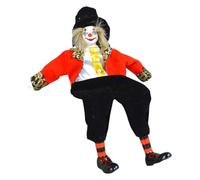 JunZheHub Clown Doll As Decoration, Birthday Gift, Portable, Handcrafted Item, Collector's Item, Funny Figure