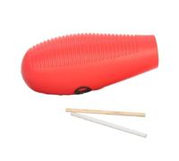 JunZheHub Guiro Instrument Musical Training Tool Instrument Guiro Shaker for Music Lover, red