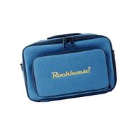 JunZheHub Guitar Effects Pedal Bag Multifunctional Canvas Velvet Lined Organizer Holder Scratch Resistant Zipper Pedalboard Handbag Suitable for Performance Tra, Blue, S