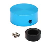 JunZheHub Guitar Pedal Topper Guitar Pedal Footswitch Topper Stomp Switch Button Cap Non Slip Pp Pedal Foot Knob Easy to Fix with Set Screw Sturdy Material Suit, blue cover