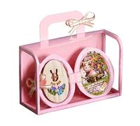 JunZheHub Handmade Miniature Model - Party Style - Pink