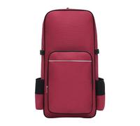 JunZheHub Hulusi Backpack with Oxford Cloth Enhanced Protection Adjustable Shoulder Straps And Spacious Storage Lightweight Instrumental Case Suitable for Music, Red
