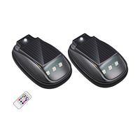 JunZheHub Marker for Car Roof, RGB Lamp with Remote Control, Quick Installation, PP Material, Suitable for Pickups, 2Pcs Light