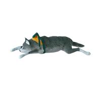 JunZheHub Mini People Figure Miniature Animal Dog Cat Figurines Painted Architectural Model Prop Resin Realistic Features Suitable for Collectors Hobbyist, Husky