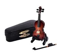 JunZheHub Mini Violin Model Dollhouse Decor Miniature Violin
