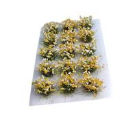 JunZheHub Miniature Flowers And Vegetation to Create Grass Clumps for Trains, Model Railways And Miniature Scenery, Yellow