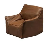 JunZheHub Miniature PU Sofa, Realistic Kids Toy with Backrest, 1:12 Dollhouse Miniature Furniture, Ideal As A, brown