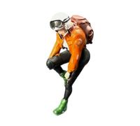 JunZheHub Miniature Resin Figures, Diorama Model, Girl Figure, Tiny Figures, Model Accessories, Character, Railway Layout Landscape, Suitable for Play, Orange coat