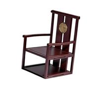 JunZheHub Miniature Set of Chinese Officials with Hat And Chair in 1:12 Scale, Decorative Retro- Dollhouse Furniture Set for Role-playing And Miniature Sce, style A