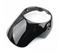 JunZheHub Motorcycle Windshield Wind Deflector Fairing Headlight Cowl Cover Lightweight Construction Suitable for Motorbike Upgrade Commuting Road Trips Street Riding, Glossy Black