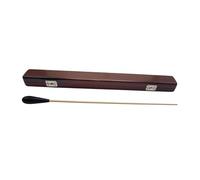 JunZheHub Music Wood Conductor Storage Case Maple Handle Orchestra Director Portable Wooden Box Suitable for Band Rehearsals Classroom Concerts, Black Handle