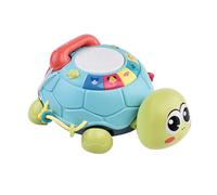 JunZheHub Musical Turtle-shaped Crawling Toys, Time Toys for 1-2 Years Old
