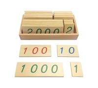 JunZheHub Number Cards with Box Mathematics Toy for Home Daycare Facilities Children