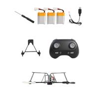 JunZheHub Remote Control Airplane RC Kit DIY Model Lightweight Propeller Foldable Toy Electric Powerful Propulsion Wide Compatibility with Different F, Three Power