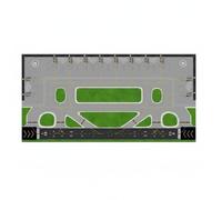 JunZheHub Simulation Airport Scene Aviation, 2.4x1.2m, 12 Parking Spaces, Film Material, Waterproof And Wear-resistant