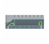 JunZheHub Simulation Airport Scene Aviation, 2x0.7m, 10 Large + 8 Small Parking Spaces, Adhesive Material, Waterproof And Wear-resistant