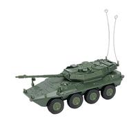 JunZheHub Tank Model Kit, DIY Craft Project for Adults, Collector's Item, Decorative Puzzle, Armored Vehicle, 1:72 Scale, Green