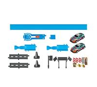 JunZheHub Toy Track with Track, Vehicle Loop, Miniature Car Set, Car Circuit, Ca, Single Track