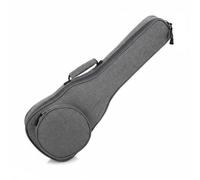 JunZheHub Ukulele Carrying Case Padded Ukulele Backpack Waterproof Sponge Lining Straps Unique Storage Space Suitable for gifting music practice, Gray, 23-24 Inch