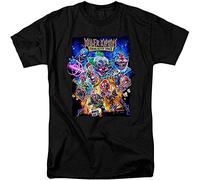 JUNZI HUSHUANG Killer Klowns from Outer Space T Shirt Funny Vintage Gift for Men Medium Black
