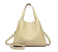 JUNZNB Fashionable Multi-functional Soft Embossed Leather Bag 2024 Messenger Bag Mom Bag Middle Aged Women's Shoulder Bag, Apricot, Qne Size, apricot, Qne Size, apricot, Qne Size