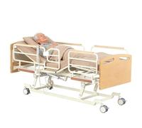 Juodkeo Adjustable Lift ICU Electric Hospital Bed Patients or Elderly People, with Backrest and Leg Lift Function, One-Touch rese