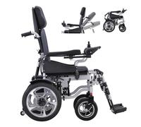 Juodkeo Auto Recline Foldable Electric Wheelchair for Adults and Seniors Power Motorized Wheelchair, 500W Super Horse Power Motor -25km Range -12AH Extended Battery