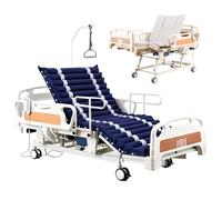 Juodkeo Electric Hospital Bed with Alternating Pressure Air Mattress, 5-Function Medical Bed, Prevent Bed Sores for Patients,with Air Mattress 2